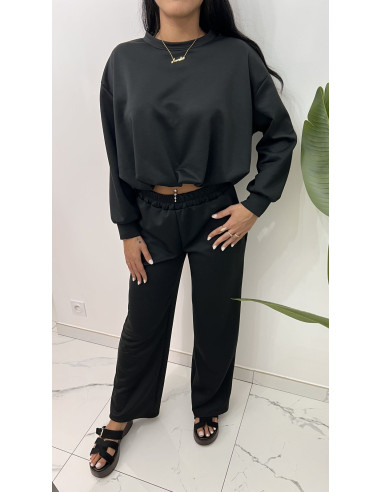 ensemble pull ballon & pantalon ample