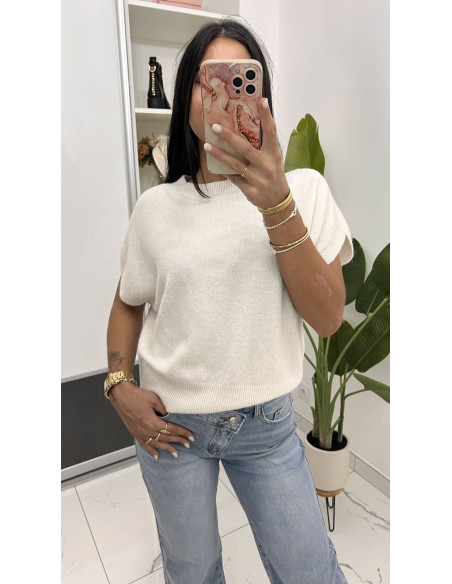 Pull doux col rond en viscose