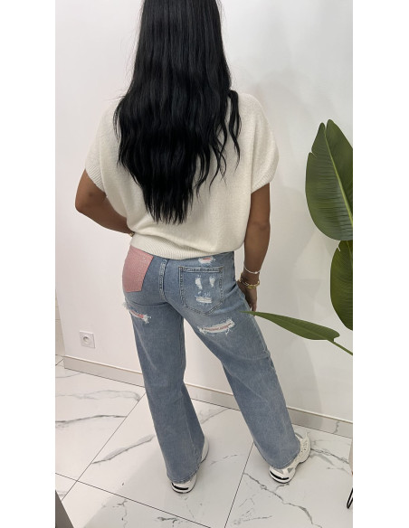 Pull doux col rond en viscose