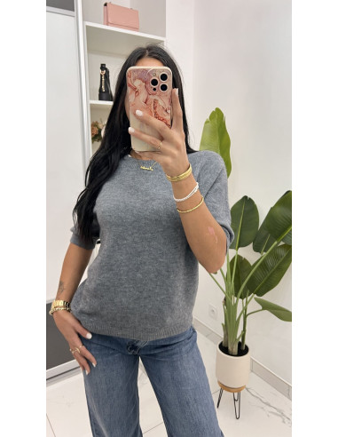Pull doux manches 3/4 en viscose