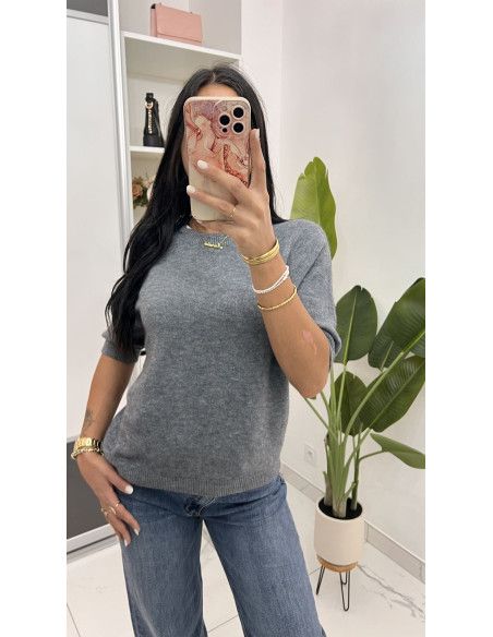 Pull doux manches 3/4 en viscose
