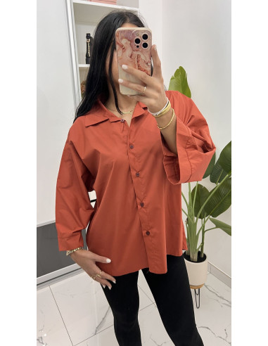 Chemise oversize en coton