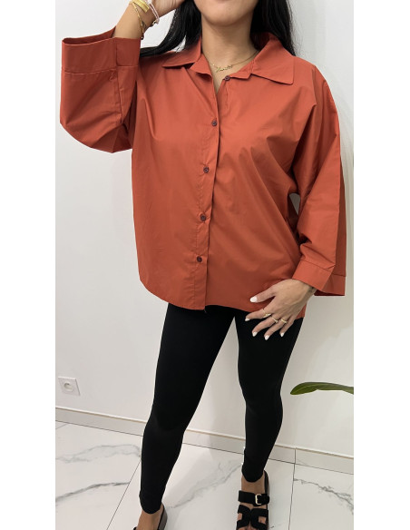 Chemise oversize en coton