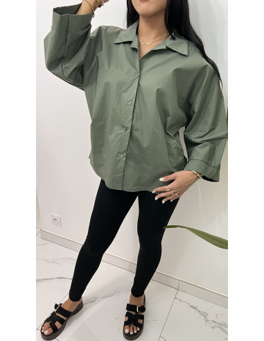 Chemise oversize en coton