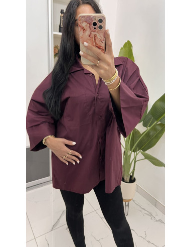 Chemise oversize en coton