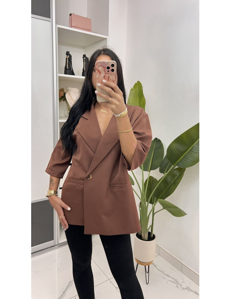 Veste tailleur manches 3/4