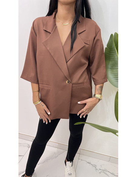 Veste tailleur manches 3/4