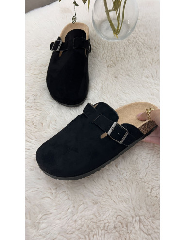 Mules noires confortable