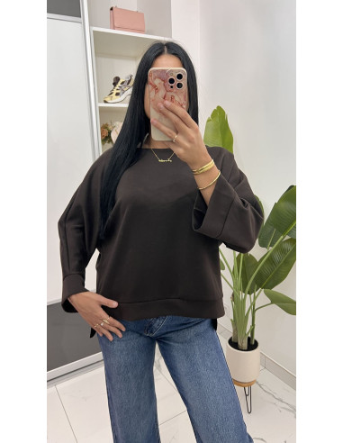 Pull oversize en viscose
