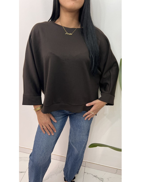 Pull oversize en viscose