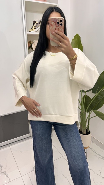 Pull oversize en viscose derrière long 2
