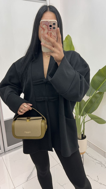 Cape oversize avec poche