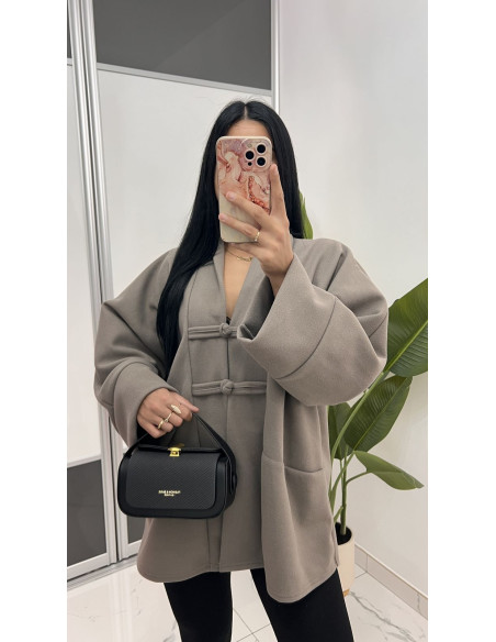 Cape oversize avec poche