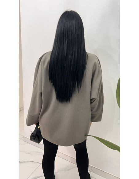 Cape oversize avec poche