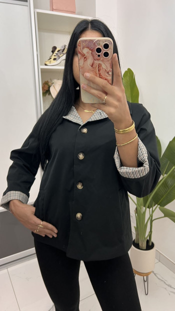 Veste doublure carreaux imperméable